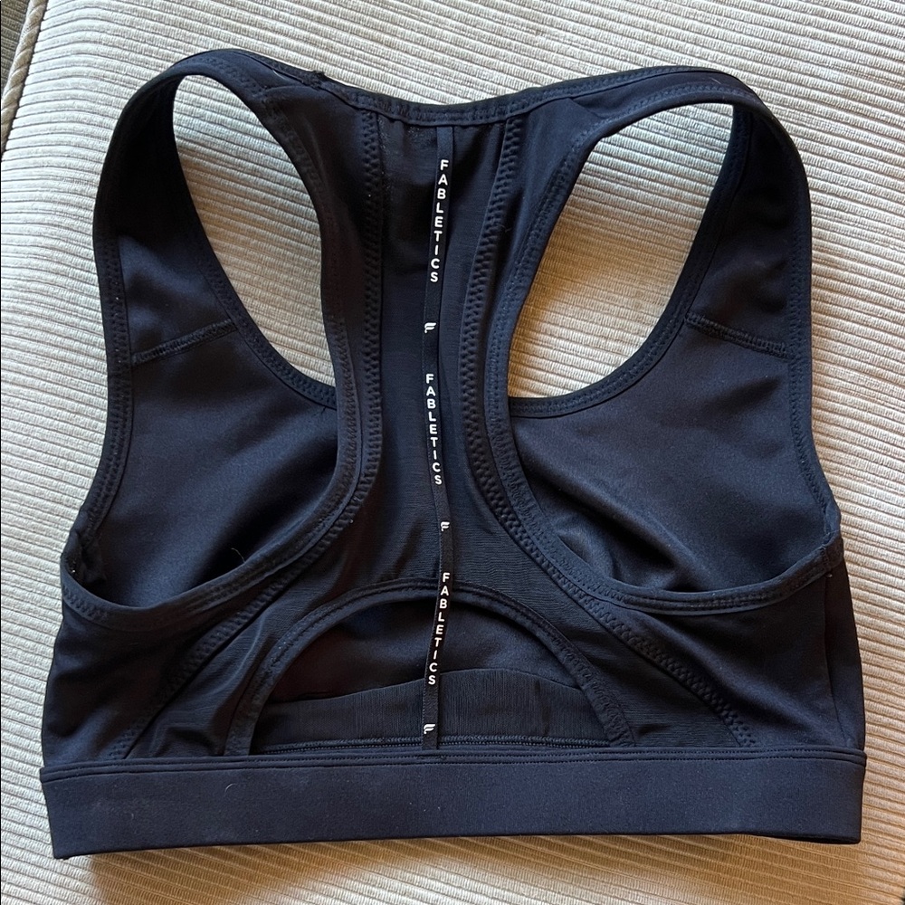 Fabletics Midnight Black Sports Bra